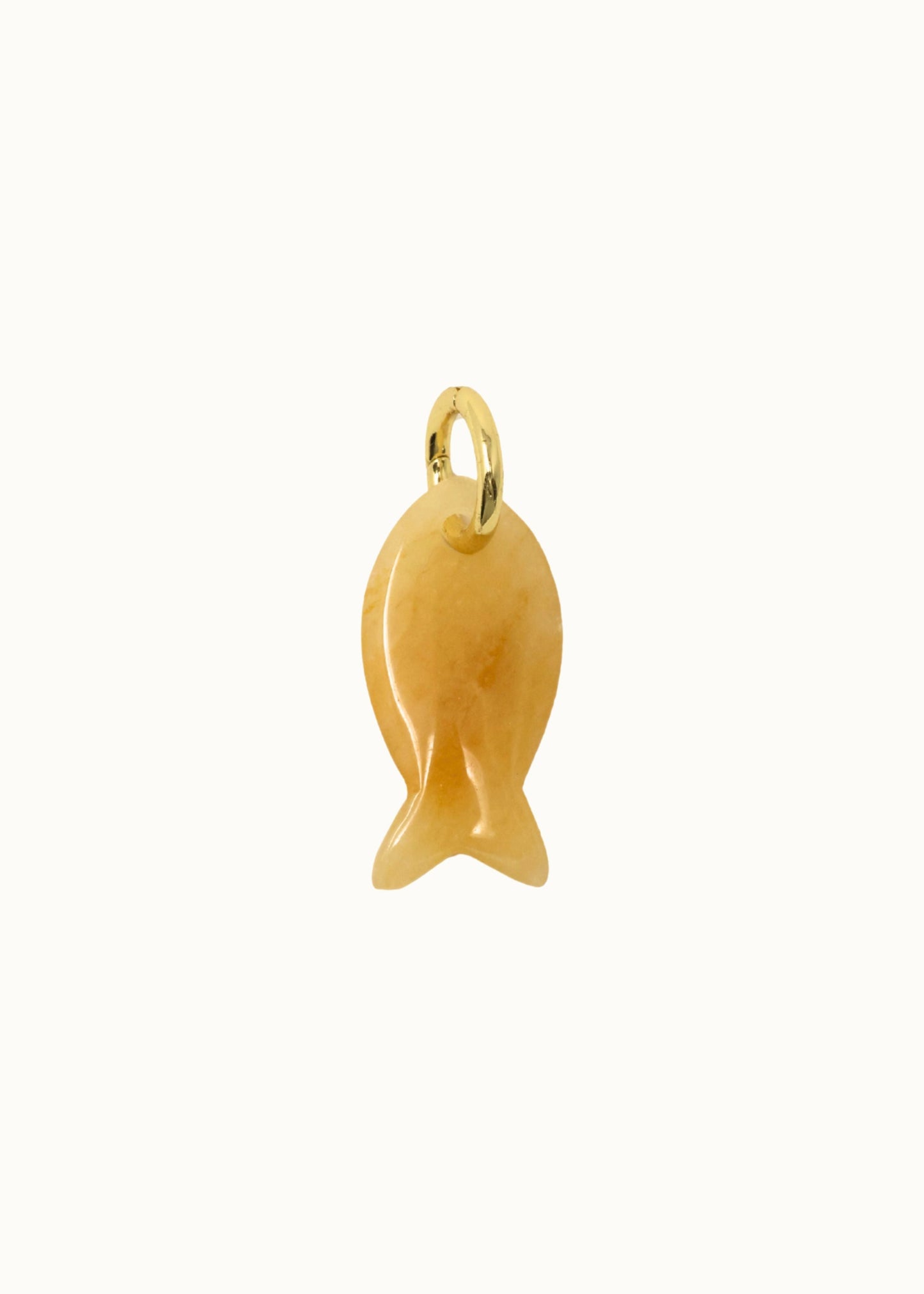 Topaz Fish Charm