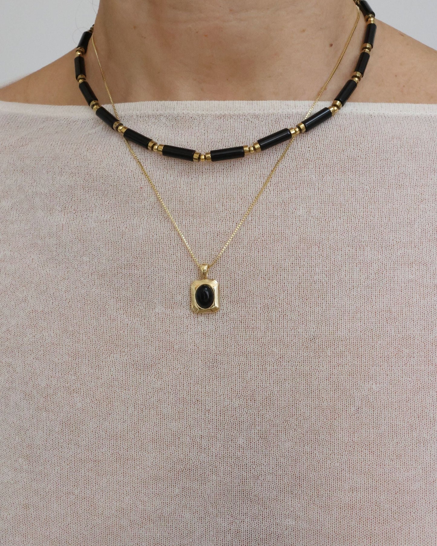 Siren Necklace - Onyx