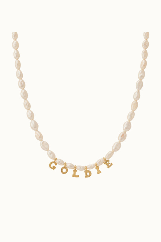 Pearl Name Necklace