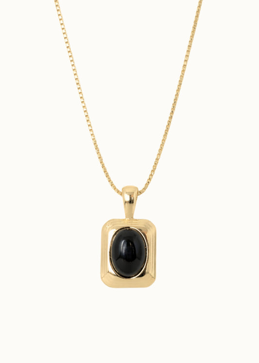 Delfine Necklace - Onyx