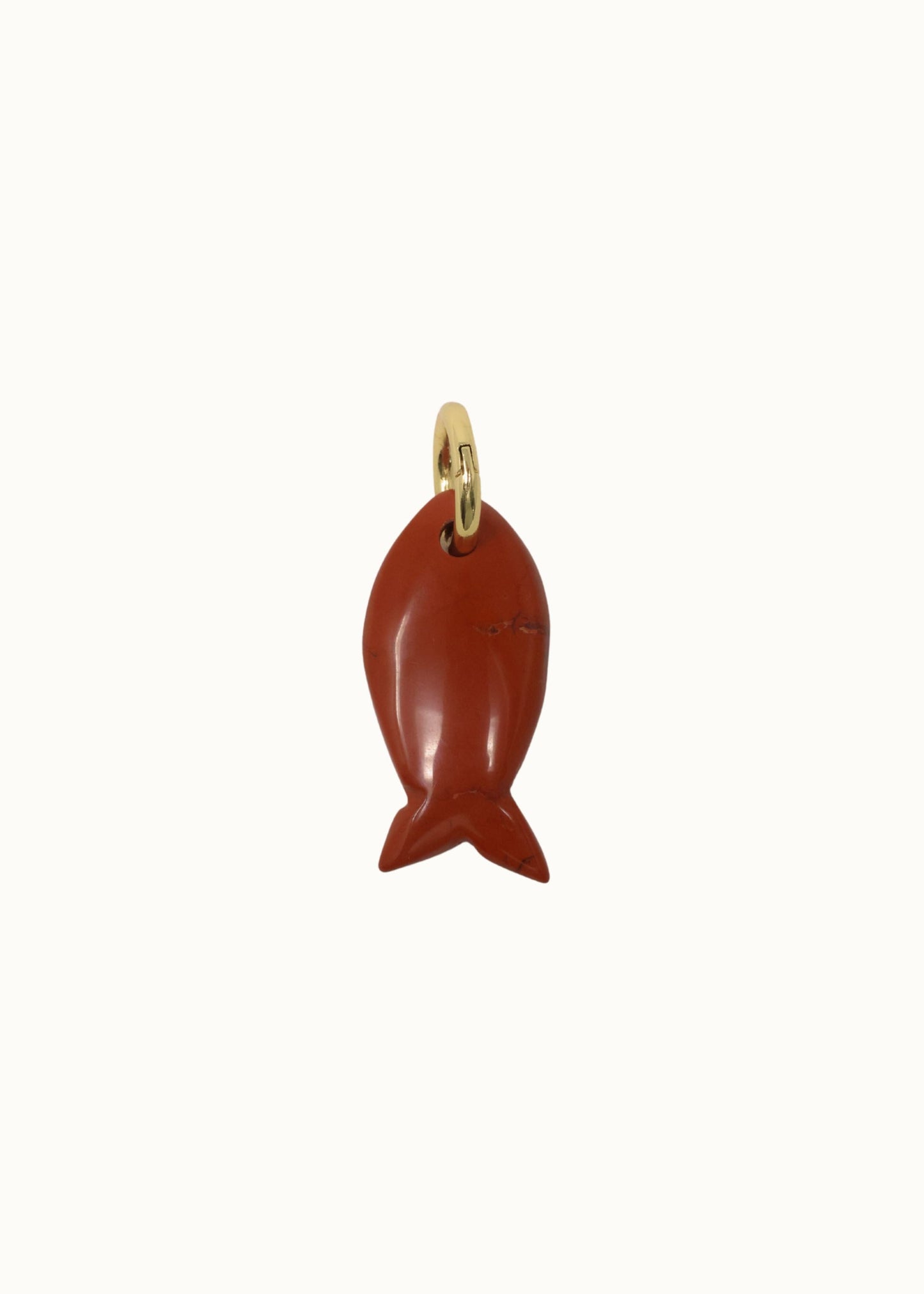 Red Jasper Fish Charm